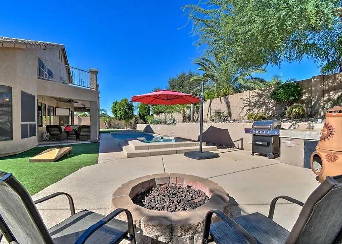 Hot Tub & Mtn Views! Family Getaway In Mesa